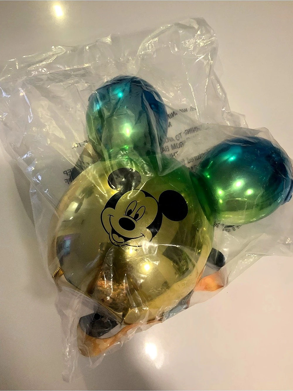 Disney Parks Mickey Mouse Party POPCORN BUCKET  Green & Blue NWT